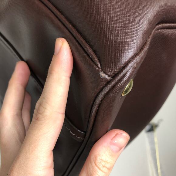 Coach Brown Leather Shoulder Bag - Picture 9 of 13